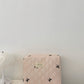 Medium Bow Embroidered Quilted Storage Bag