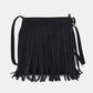 Suede Fringe Shoulder Bag