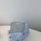 Medium Bow Embroidered Quilted Storage Bag