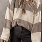 Color Block Striped Sweater