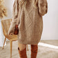 Cable-Knit Sweater Dress