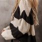Color Block Striped Sweater