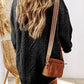 Cable-Knit Sweater Dress