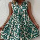 Notched Sleeveless Mini Dress