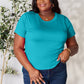 Basic Round Neck Short Sleeve T-Shirt