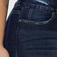 Kancan Cat's Whiskers Raw Hem High Waist Jeans