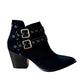 Sarah Leather Ankle Boot in Black