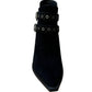 Sarah Leather Ankle Boot in Black