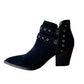 Sarah Leather Ankle Boot in Black