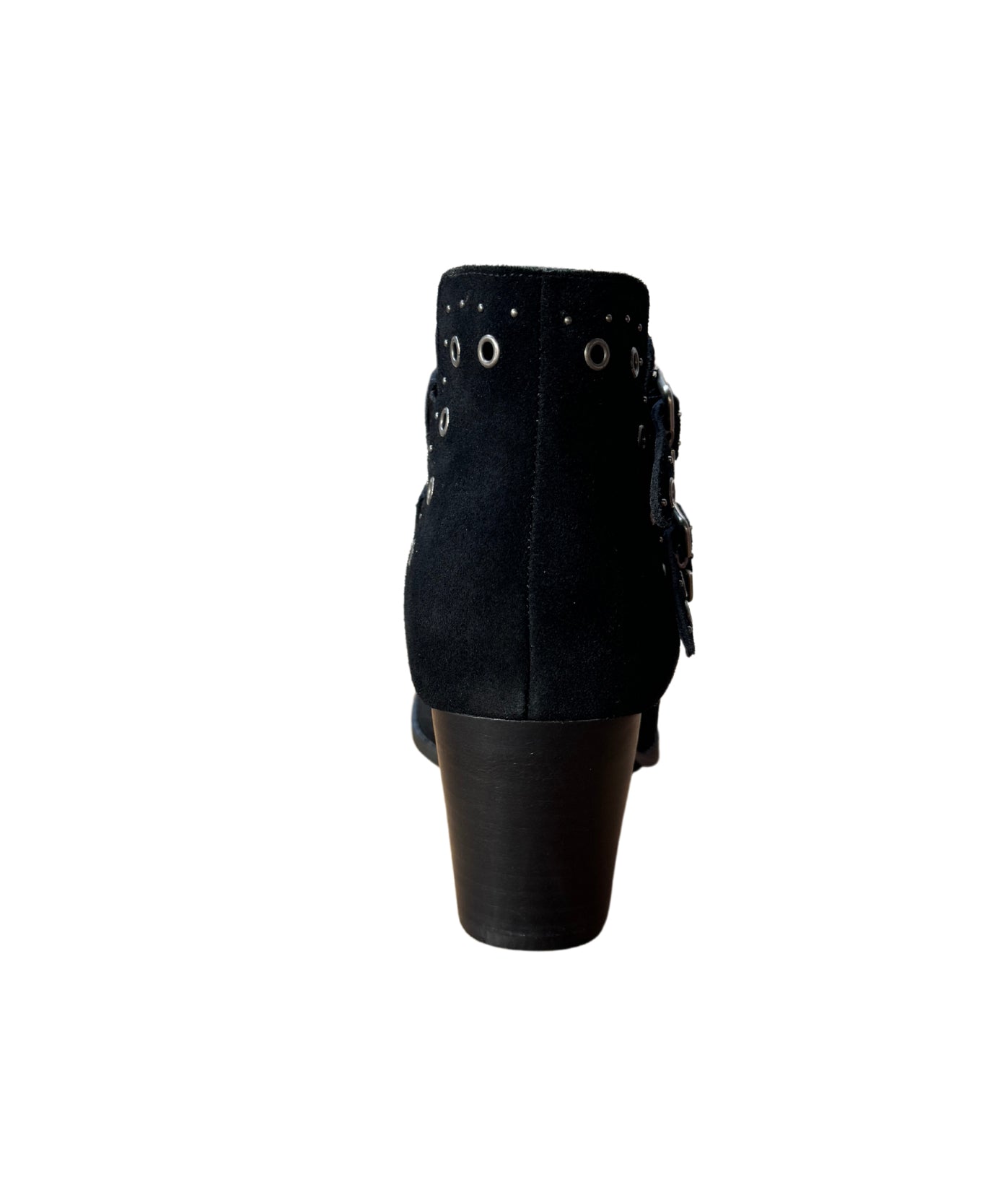 Sarah Leather Ankle Boot in Black