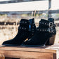 Sarah Leather Ankle Boot in Black