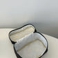 Large Bow Embroidered Quilted Storage Bag with Zip