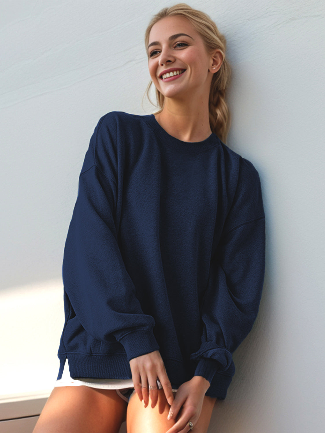 Basic Crew Neck Sweatshirt