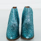 In My Feels Glitter Booties in Blue
