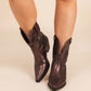 Jersey Metallic Boot in Bronze