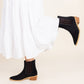 Leonor Suede Ankle Boot in Black
