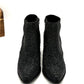 Rhinestone Bootie in Black