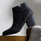 Rhinestone Bootie in Black