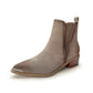 Wylie Suede Ankle Boot in Taupe