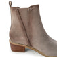 Wylie Suede Ankle Boot in Taupe